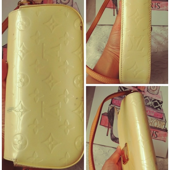 sale🎄authentic Louis vuitton malibu vernis Small used fair condition - Picture 8 of 9